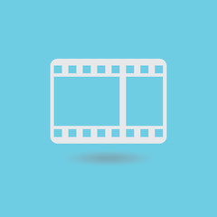 film icon vector vector isolated on white background. Cinema symbol for your design, logo, application, UI 