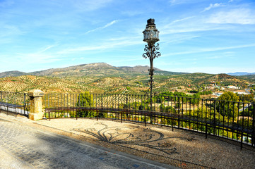 Balcón del Adarve en Priego de Córdoba, Andalucía, España
