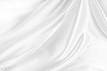 Obraz na płótnie Canvas White silk texture luxury lines background