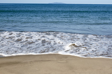 Fototapeta na wymiar Sand and water