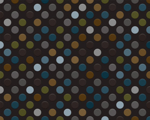 艶のある水玉模様（ダーク）