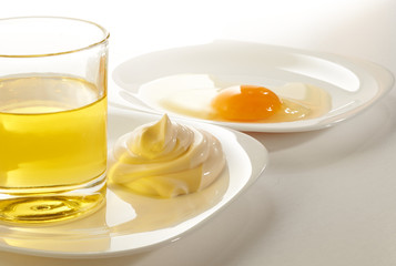 Egg mayonnaise salad oil