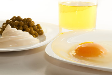 Egg mayonnaise salad oil