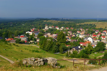 Fototapeta na wymiar panorama Olsztyna