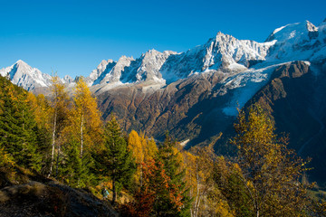 Mont Blanc autumn