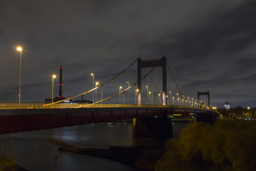 Bridge Over River Rhine At Duisburg / L140