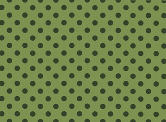 Green Polka Dot Background