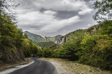 Mountains and clouds 