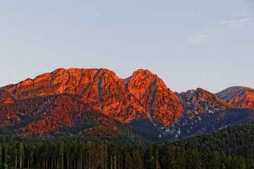 Naklejka premium giewont peak