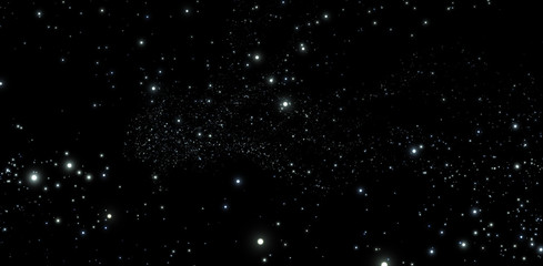 Fototapeta premium star field 3d illustration