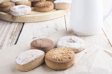 Polvorones typical spansih