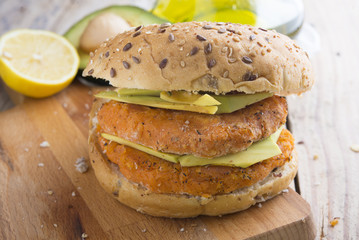 Vegetarian hamburger