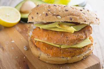 Vegetarian hamburger