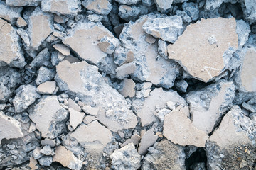 Cracking concrete from destruction
