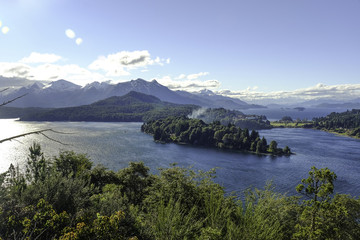 Panoramic view of Lake Nahuel Huapi 