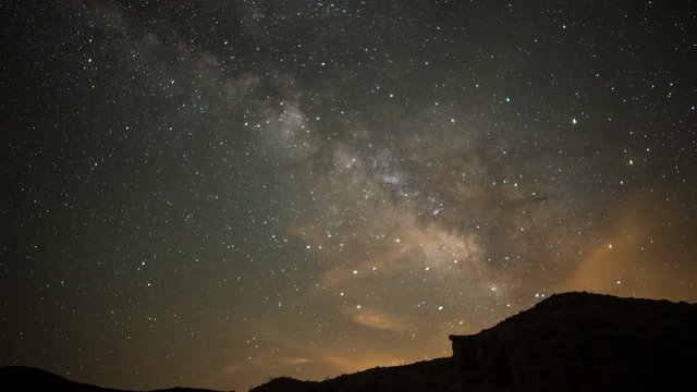 Milky Way Aquarids Meteor Shower Canyon 08 Time Lapse