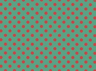 Pink and Aqua Dot Background