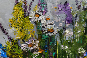 Oil painting still life with  flowers © slava_samoilenko