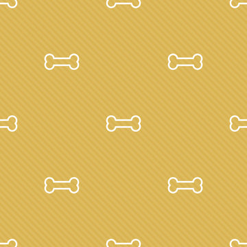 Seamless bones with diagonal lines pattern vector