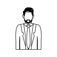 Man icon. Male avatar person human and people theme. Isolated design. Vector illustration