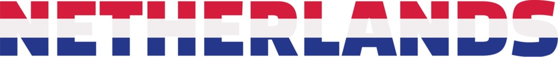 Netherlands flag word