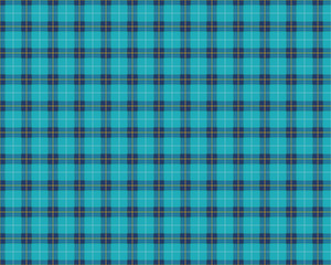turquoise background of plaid pattern