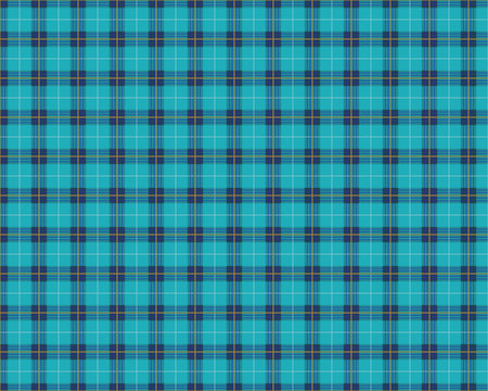 turquoise background of plaid pattern