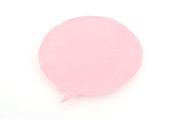 フェルトのふきだし