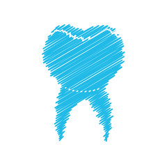 dental healthcare drawing icon vector illustration design