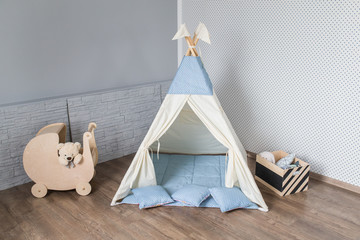 teepee in room