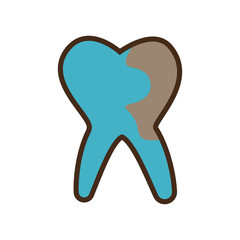 dental healthcare isolated icon vector illustration design