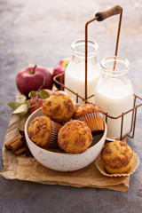 Apple cinnamon streusel muffins