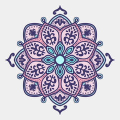 Bohemian Indian Mandala print.
