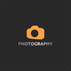 Obraz premium Camera Icon in trendy flat style isolated on grey background. Camera symbol for your web site design, logo, app, UI. Vector illustration, EPS10.