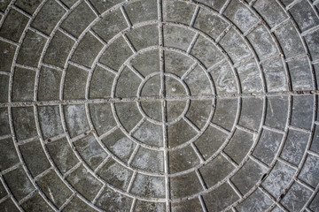 Фон из цементной плитки с узорами