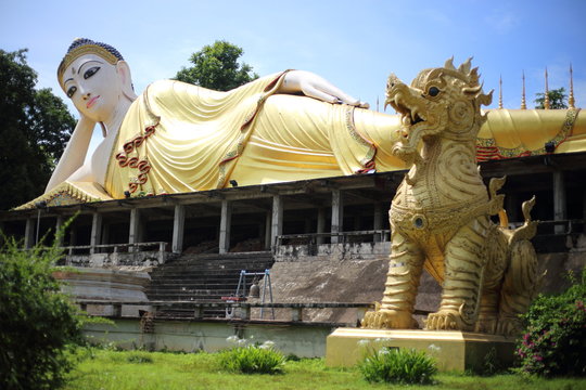 big Buddha of Wat Phra That Suthon Mongkol Khiri Temple in Phrae, Thailand