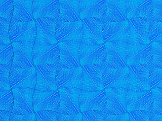 Fototapeta na wymiar Illustration of abstract blue background or Christmas paper with bright center spotlight.