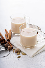 Masala tea with winter spices