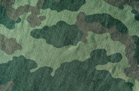 Camouflage cloth texture.