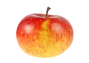 Red apple isolated on white background