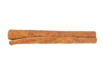 Cinnamon stick on a white background