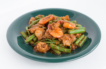 Fried Parkia with shrimp spices