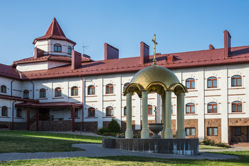 Courtyard in the Orthodox Monastery