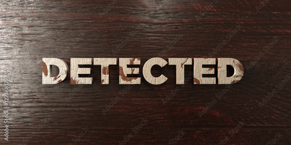 Fototapete detected - grungy wooden headline on maple - 3d rendered royalty free stock image. this image can be
