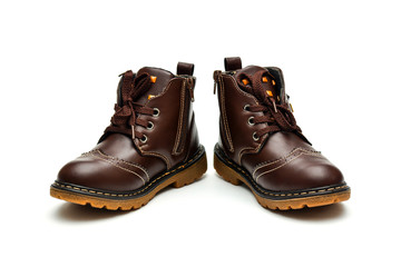 Leather boots

