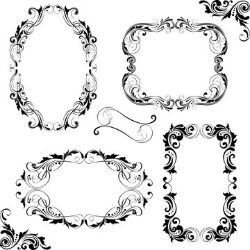 Collection of frame and element design