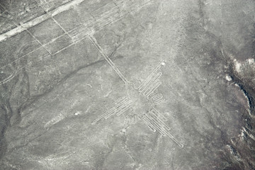 ナスカの地上絵「ハチドリ」