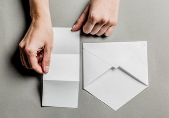 Blank envelopes