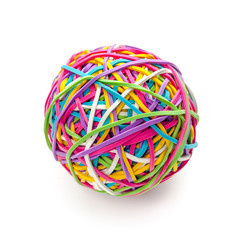 Rubber band ball