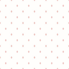 Seamless geometric vector pink pattern. Modern ornament with dotted elements